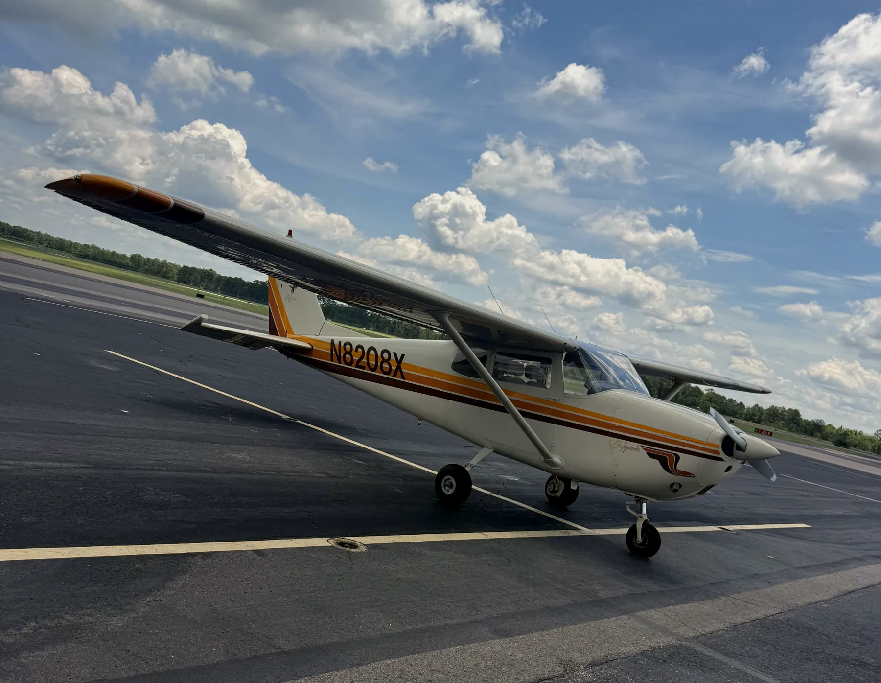 Compass and Prop flight training, 1961 Cessna 172B at Brennand Airport
